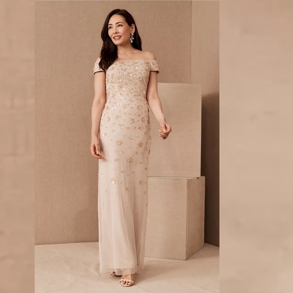 Anthropologie x BHLDN Adrianna Papell Rosie Dress